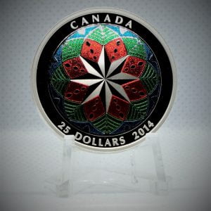 2014 Canada 1oz Christmas Ornament Silver Coin
