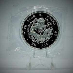 2019 China 1oz Hu Poo Dragon Dollar Restrike