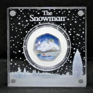 2018 UK 50p - The Snowman Silver Proof Coin
