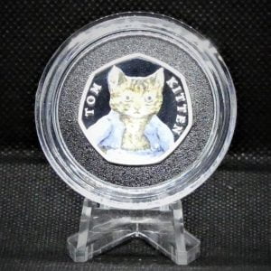 2017 UK 50p - Beatrix Potter - Tom Kitten Silver Proof Coin